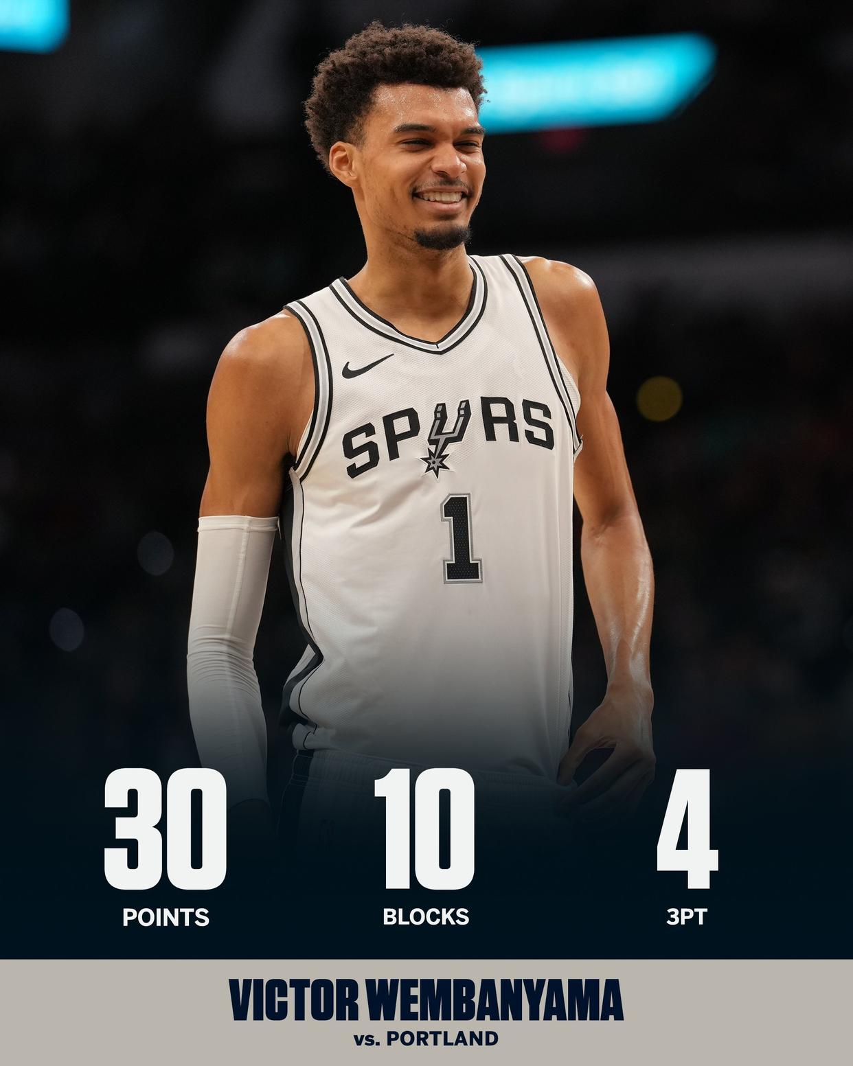 马刺轻取尼克斯，武切维奇统治全场