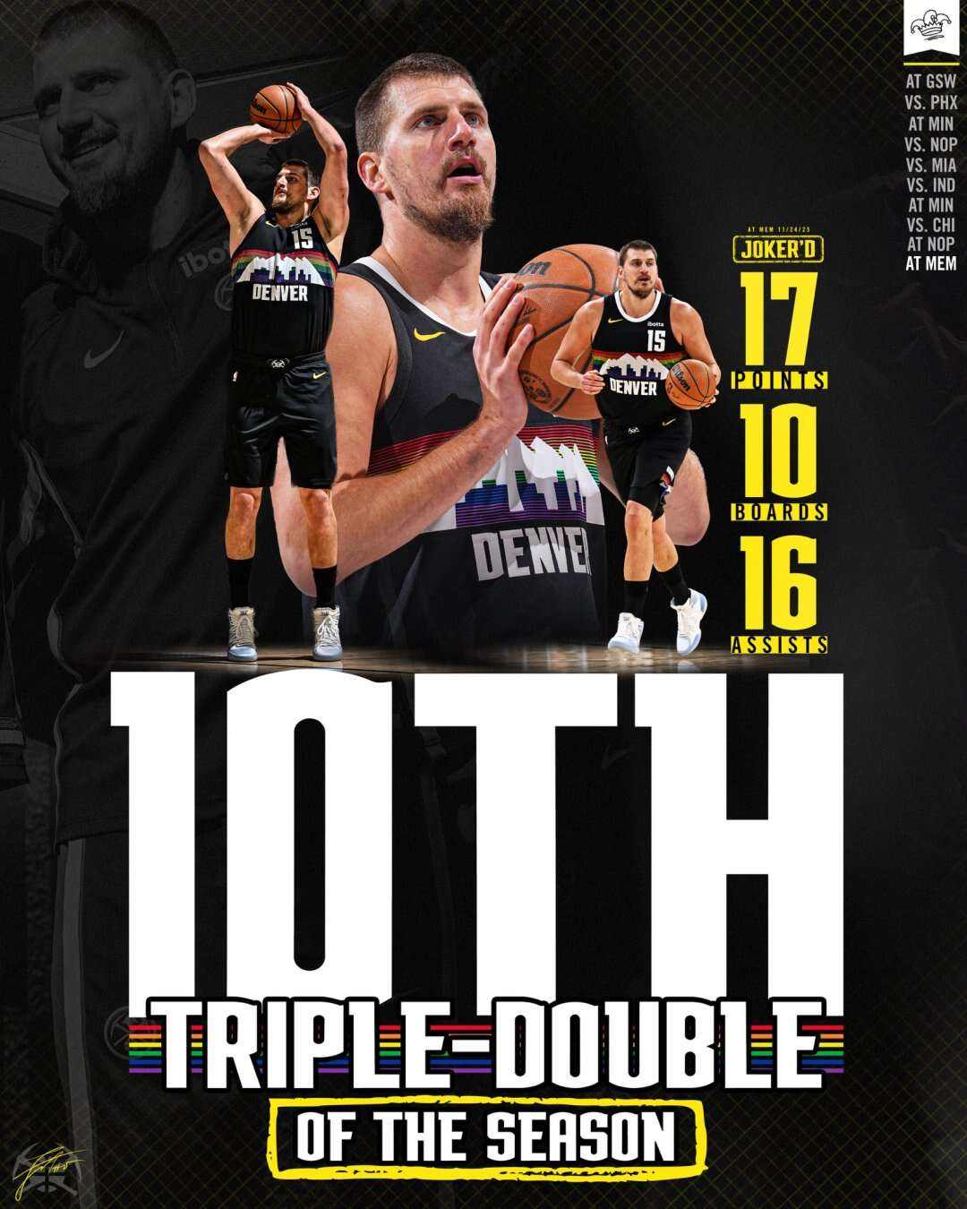 开云体育入口-约基奇超乎寻常表现，力挽狂澜逆转胜